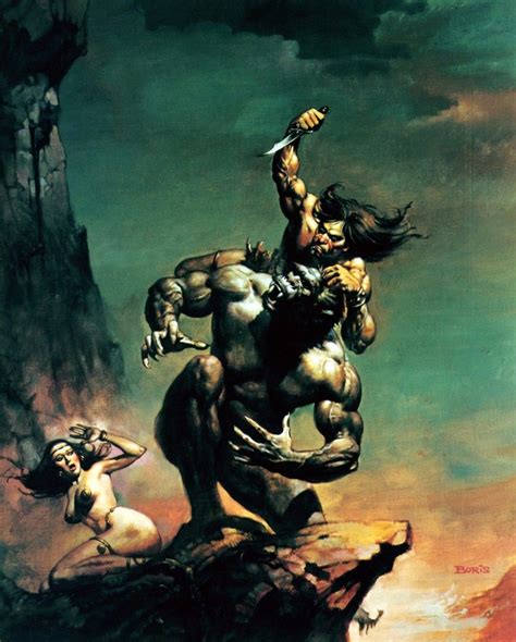 Conan By Boris Vallejo Boris Vallejo Conan The Barbarian Vallejo