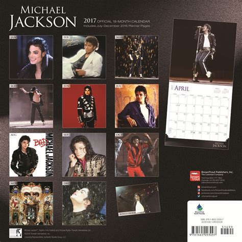 Novo Calendário Oficial De Michael Jackson Chega Ao Canadá