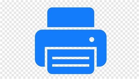 Computer Icons Printer Printing Symbol Printer Blue Angle Png Pngegg