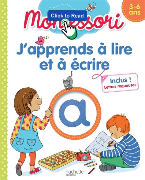Livres Japprends à Lire Et à écrire Montessori 3 6 Ans