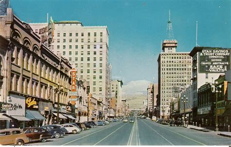 Main Street Salt Lake City Utah Late 1940s A Photo On Flickriver