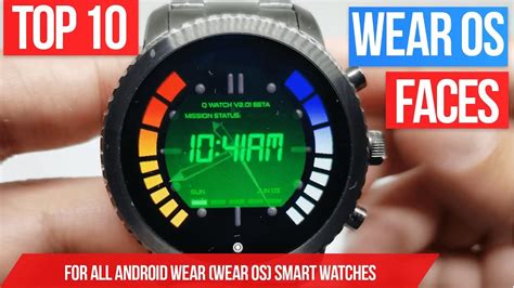 Top 10 Wear Os Watch Faces 2018 Best Android Wear Watchfaces Youtube