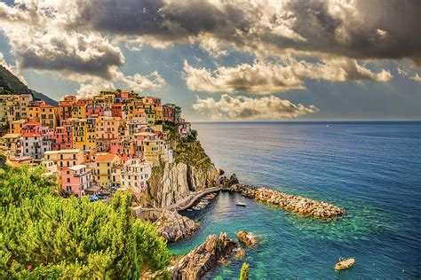 Italian Sea Town Photograph By Vivida Photo Pc Fine Art America