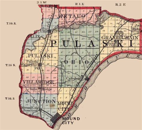 Pulaski County Illinois Maps And Gazetteers