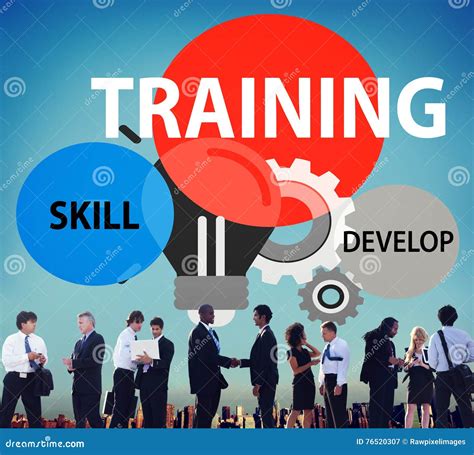 Training Skill Develop Ability Expertise Concept Stock Image Image Of