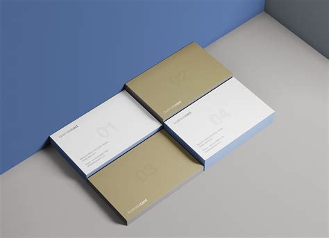 If you want a certain air of exclusivity then the edge coloured. Free Colored Edge Business Card Mockup PSD - Good Mockups
