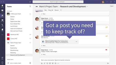 How To Save A Post Or Message In Microsoft Teams Youtube
