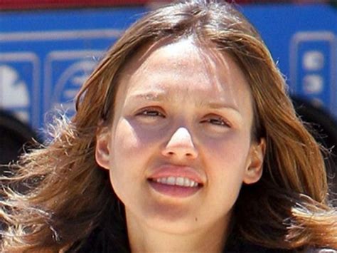 Jessica Alba Without Makeup Latest Pictures 2013