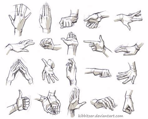 Hands Reference By Kibbitzer How To Art