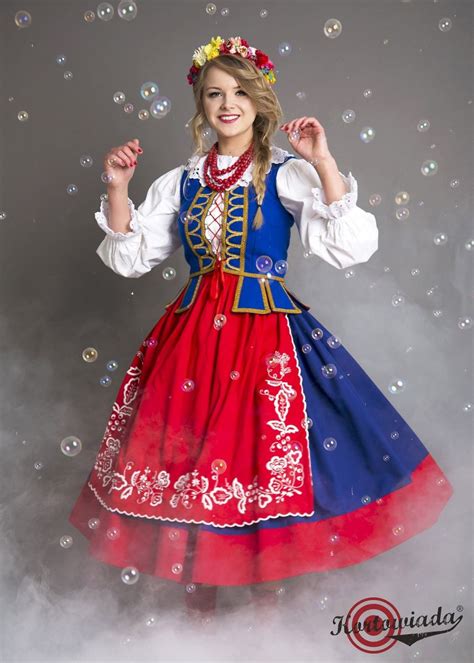 Folklore Lamus Dworski Polish Traditional Costume Poland Costume