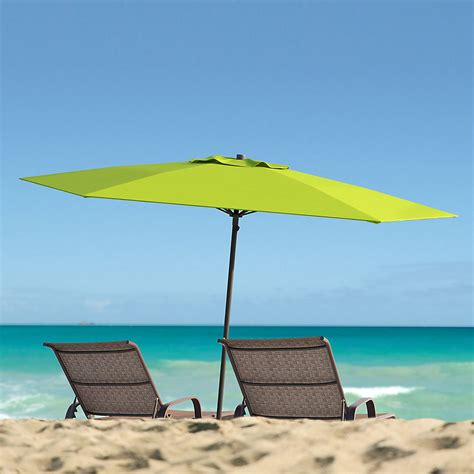 75 Ft Uv And Wind Resistant Lime Green Beachpatio Umbrella