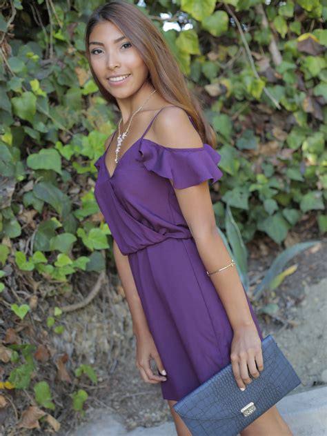 off shoulder mia dress purple on storenvy