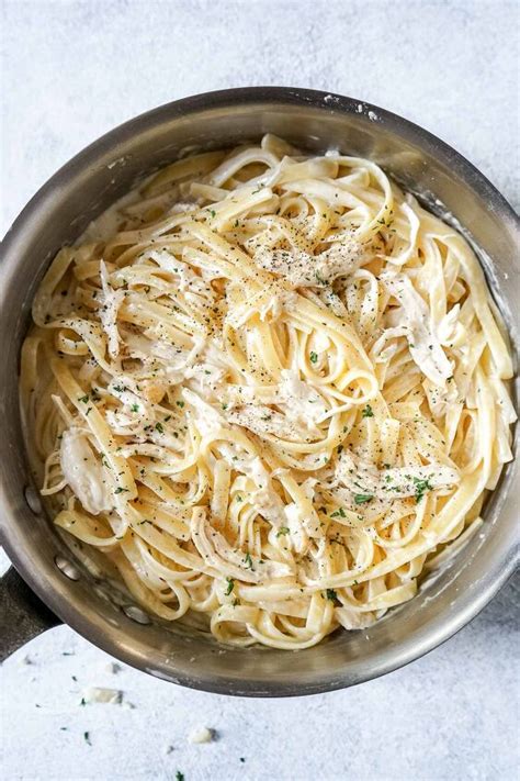 Creamy Garlic Parmesan Chicken Pasta Foodtalk