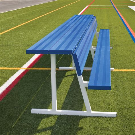 Player Bench With Seat Back And Shelf 15 Portable Powder Coated