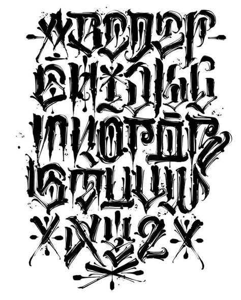 Pin By Joey Hollingshead On Art Tattoo Lettering Alphabet Graffiti