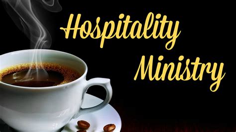 Hospitality Ministry Maranatha Life Changing Church