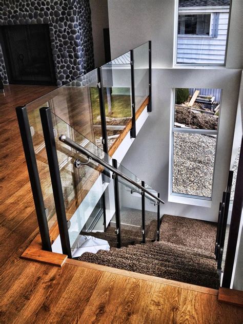 20 Stunning Glass Railing Ideas Instaloverz Loft Railing Stair
