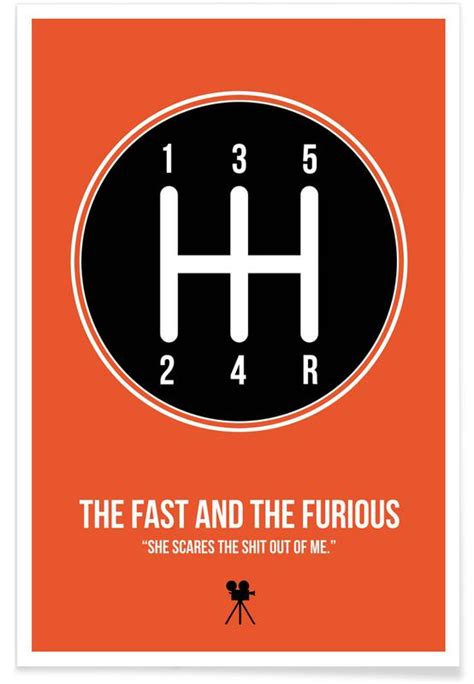 The Fast And The Furious póster JUNIQE