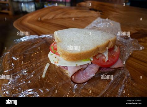 Classic Italian Cold Cut Sandwich Amish Made Stock Photo Alamy