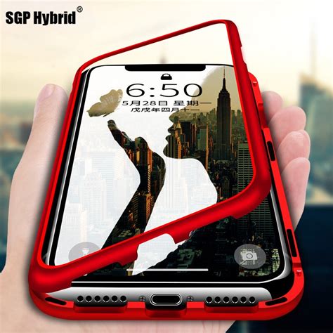 Magnetic Adsorption Phone Case For Iphone X 8 7 6 6s S Plus Case For
