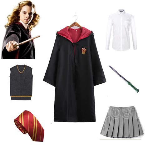 Hermione Granger Carnival Cosplay Costume Adult Gryffindor Uniform
