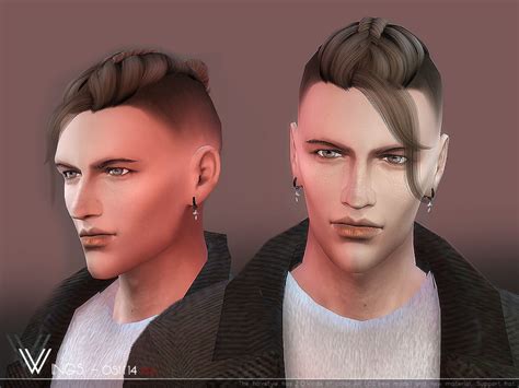Sims 4 Ccs The Best Wings Os1114 Sims Hair Sims 4 Sims 4 Hair Male Images