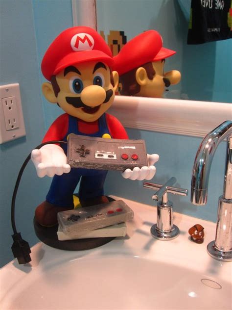 Super Mario Bros Bathroom Theme Pics Global Geek News
