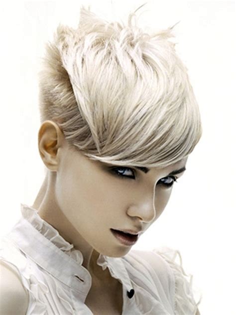 If your face is round, your short hair should cover your ears. Rock-Chic Short Hair Styles 2011|