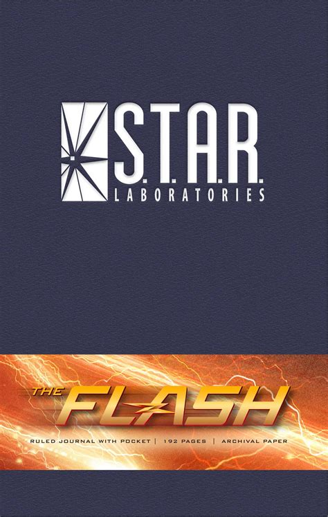 The Flash Star Labs Hardcover Ruled Journal Book By Insight
