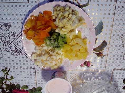 Фруктовый салат на Новогодний стол | Фруктовый салат 