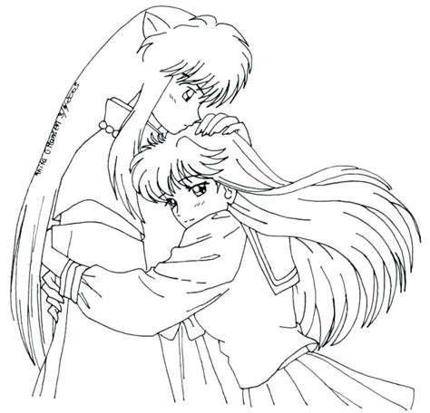 The Best Free Inuyasha Coloring Page Images Download From