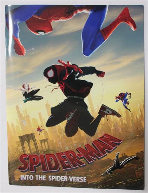 A W Spider Man Into The Spider Verse Japanese Movie Program Japan Book Japan In Motion