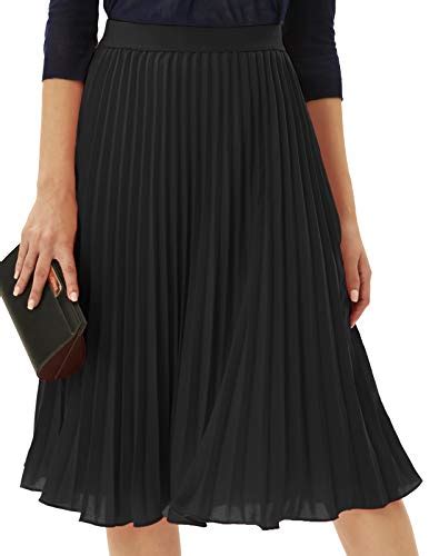 The Best Knee Length Black Pleated Skirt For Every Occasion