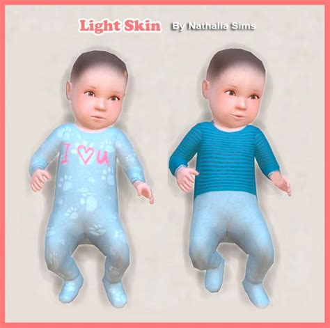 Skins Of Baby Set 6 At Nathalia Sims Sims 4 Updates Sims Baby Sims