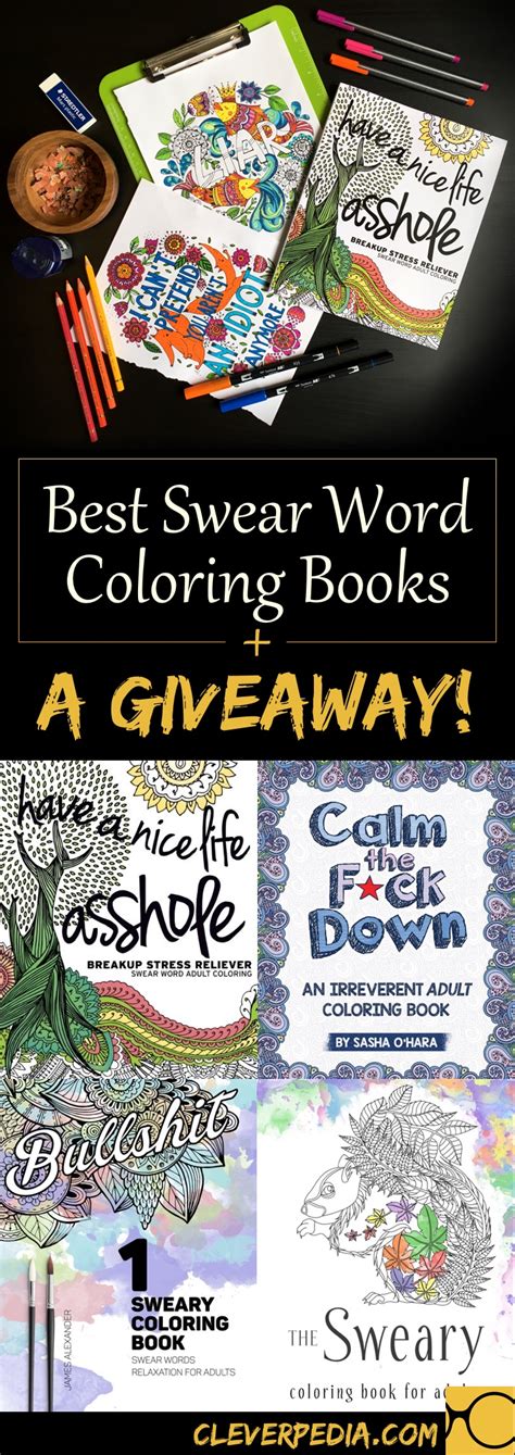 Best Swear Word Coloring Books + a Giveaway! - Cleverpedia Dozens of inappropriate swear words imaginable coloring pages designed for adults each swear word is designs with cats, dogs.