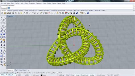 Documentation for open source components of grasshopper, the fantastic visual programming tool built into rhino. grasshopper 3d - Triquetra - part 2 - YouTube