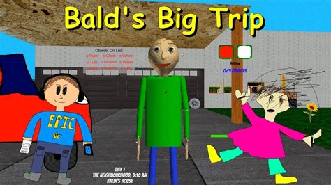 Baldis Big Trip Prototype Version Baldis Basics Fangame Youtube