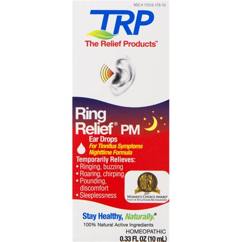Ring Relief Pm Ear Drops For Tinnitus Symptoms