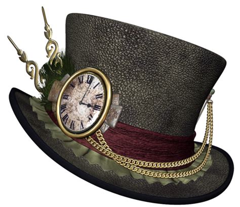 Steampunk Hat PNG Clipart Picture | Поделки в стиле стимпанк, Винтажные png image