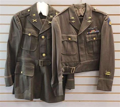 Ww2 Us Army Officer Uniforms Matthew Bullock Auctioneers