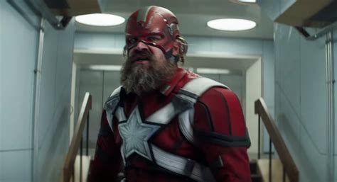 Why Is David Harbour a Fat Red Captain America? And Other Questions