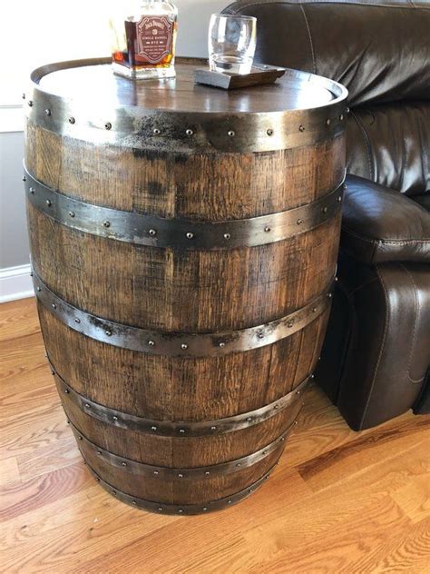 Authentic Whiskey Barrel Rustic Decor Etsy Whiskey Barrel Wine