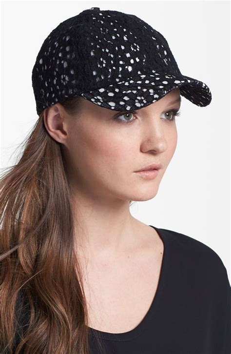 Collection Xiix Pop Lining Lace Baseball Cap Nordstrom