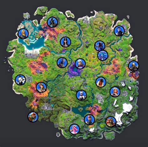 Fortnite NPCs Locations In Season 8 Discover Them All On The Map