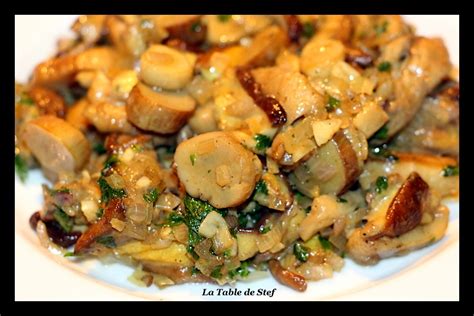 Poêlée de champignons des bois