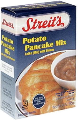 1 packet (3 oz) vegetable potato pancake mix (streit's. Streit's Potato Pancake Mix Recipes : Crispy Potato Latkes ...