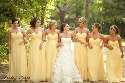 Depending on your wedding style, be it classic, bohemian, or glamorous, the choice of bridesmaid dress is a crucial element to consider for a cohesive feel, whether you're planning for one or two maids or a more. yellow green wedding colors, Yellow green wedding motif