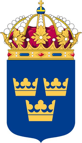 Coat Of Arms Of Sweden From Wikimedia Commons The Free Media