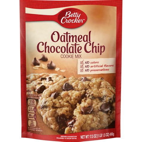 Betty Crocker Oatmeal Chocolate Chip Cookie Mix 175 Oz