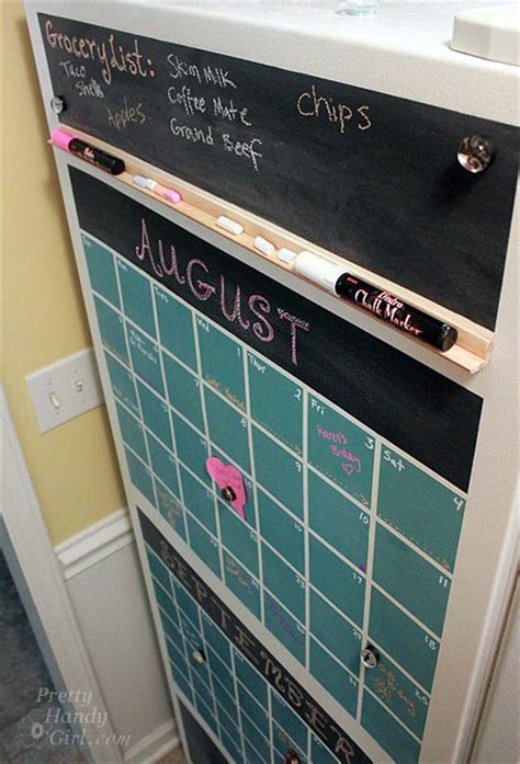 A fairly common problem occurs when a cactus becomes yellow, often on the most sun exposed side of the plant. Chalkboard Calendar for the Refrigerator - Pretty Handy Girl